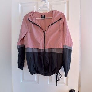 Nike Women's Pink and Black Jacket